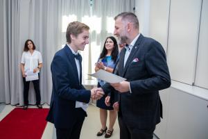 Ocenění nejúspěšnějších žáků v mezinárodních a celostátních kolech soutěží